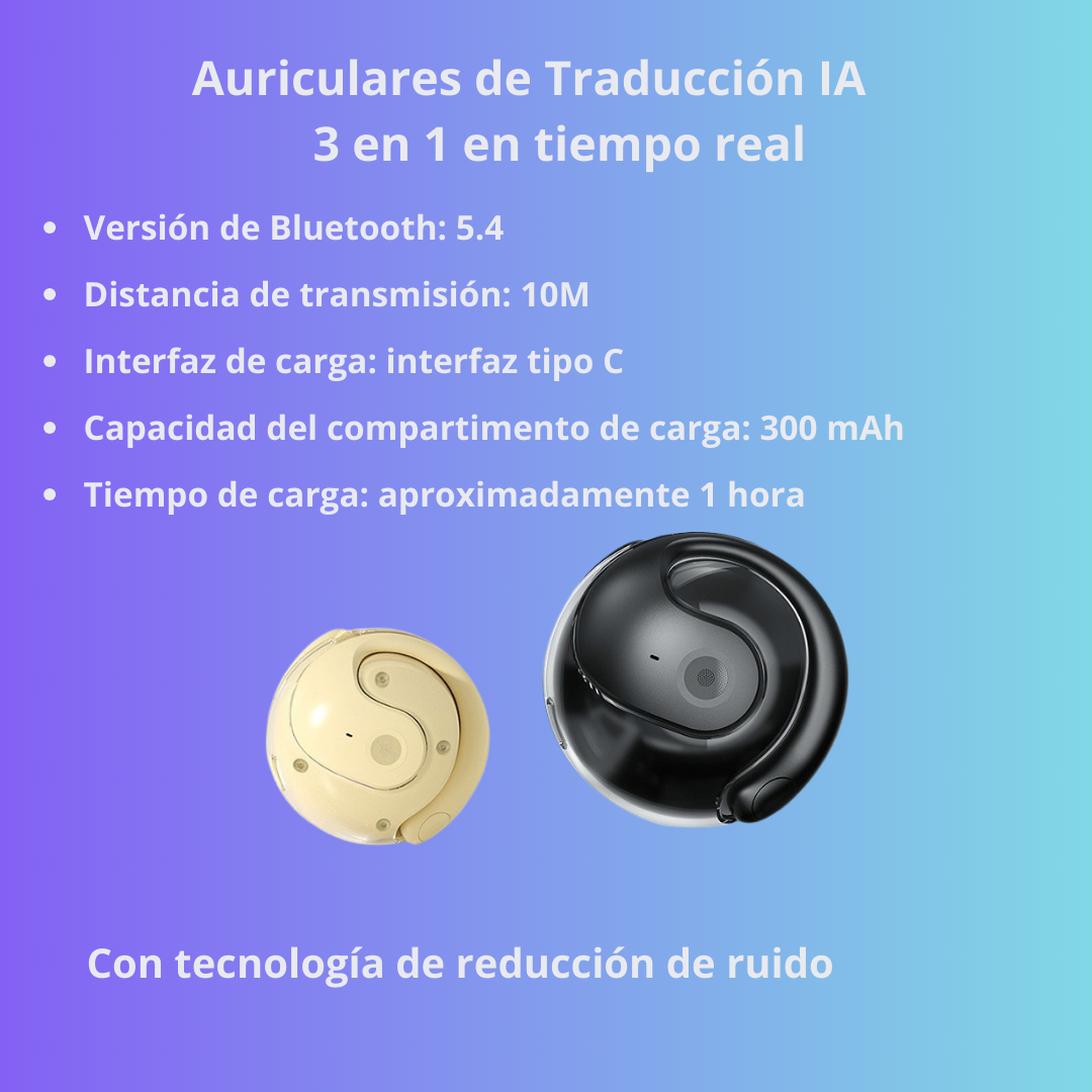 PolyTalk - Auriculares Traductores De Idiomas
