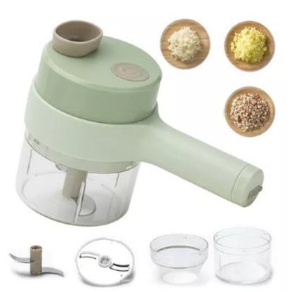 EasyChop Pro - Cortador de Verduras Eléctrico 4 en 1