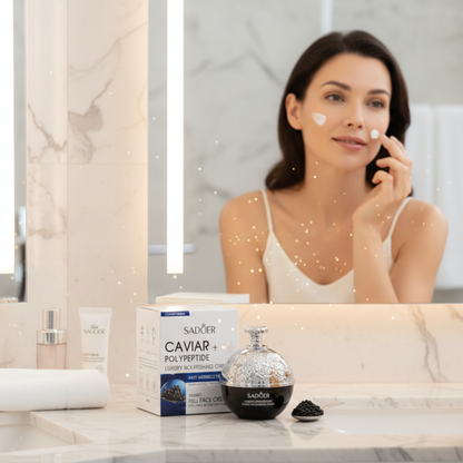 Crema Antiarrugas Reafirmante con Caviar y Polipéptido SADOER – 30g