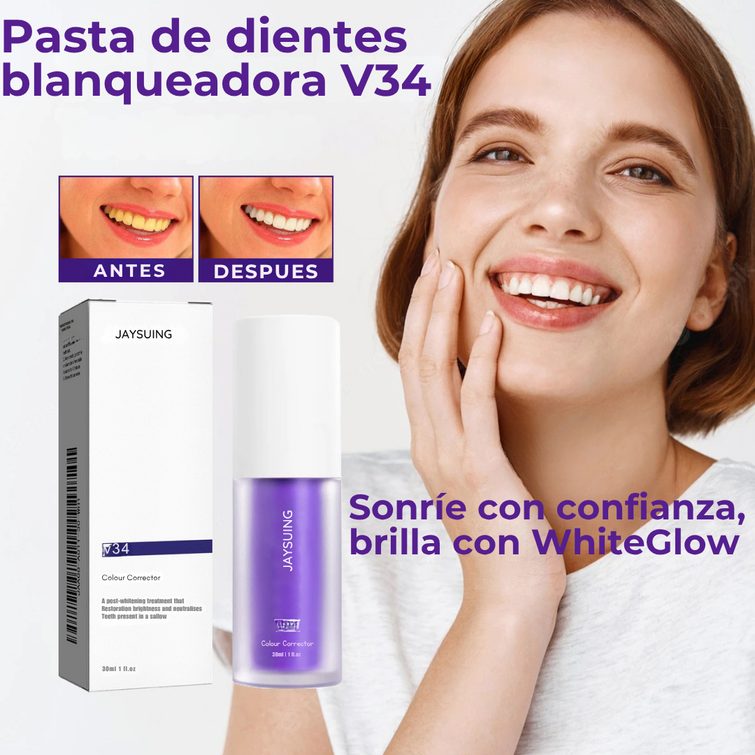 WhiteGlow - Blanqueador Dental Morada v34