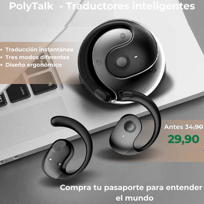 PolyTalk - Auriculares Traductores De Idiomas
