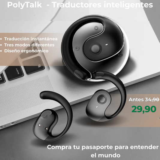 PolyTalk - Auriculares Traductores De Idiomas