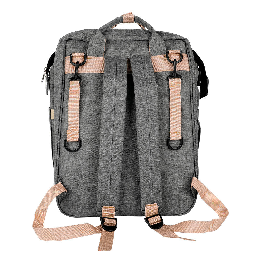 DreamBaby - Mochila Pañalera, 2 en 1 con Cuna Portátil
